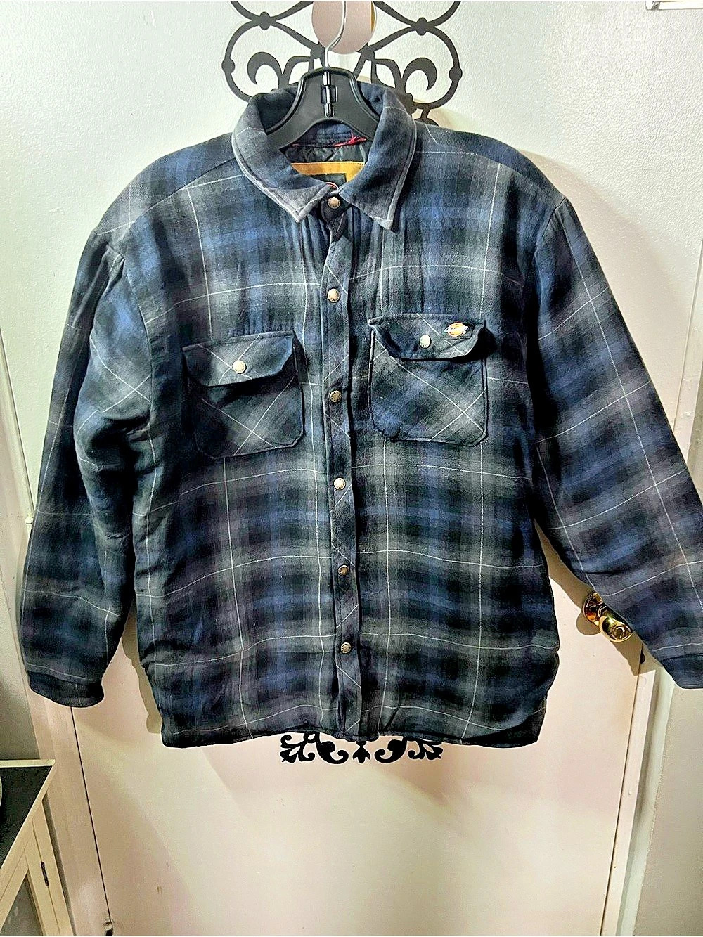 Dickies Genuine Dickies Men's Flannel Lined Shirt Jacket Genuine Men's Flannel